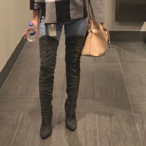 MissPap OTK grey booties